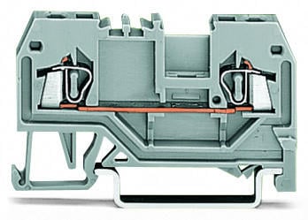 [WAG100246] BORNA DE PASO 2 CONDUCTORES GRIS, C.MAX 18A, SECCION 1,5 MM2, 28-16 AWG (WAG100246 / 279-901)