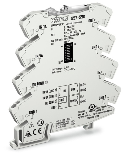 [WAG100679] CONVERT DE CORRIENTE; 0 ... 1 A, 0 ... 5 A AC/DC (WAG100679 / 857-550)