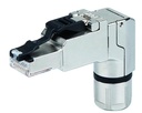 CONECTOR PROFINET; RJ-45; CAT. 6A; ACODADO; AWG 22; PLACA ANTI-TIRON (WAG100999 / 750-979/000-013)